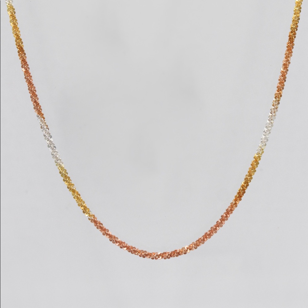 Triple tone rope chain